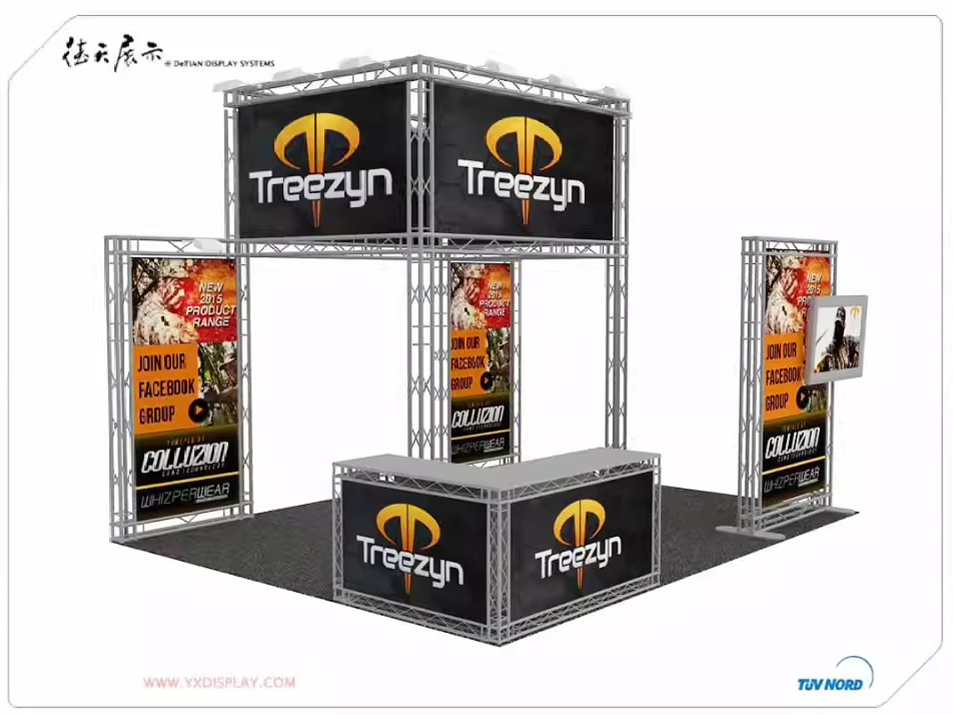 Branded tables & counters