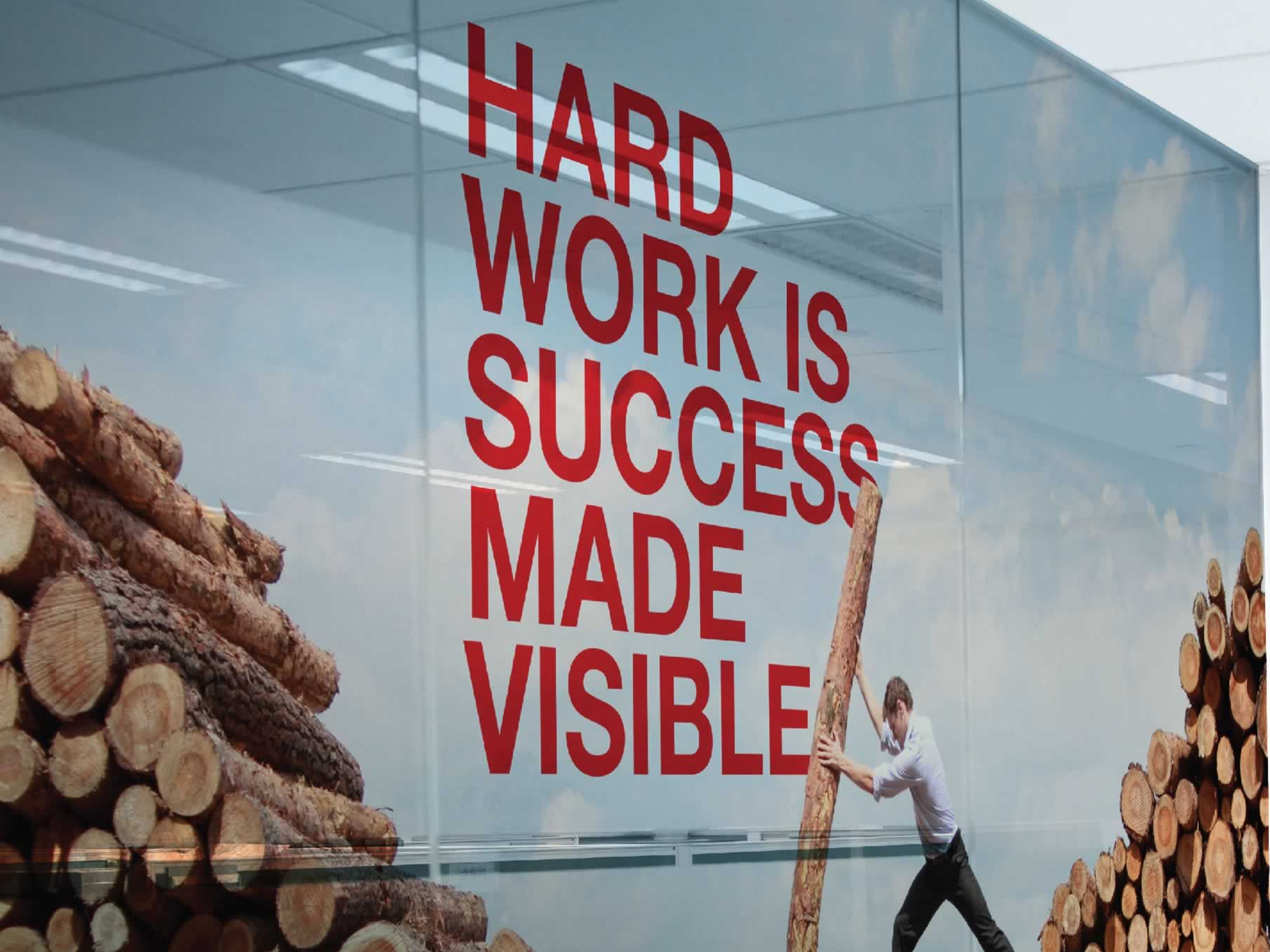 Interior branding (wall wraps, glass frosting)
