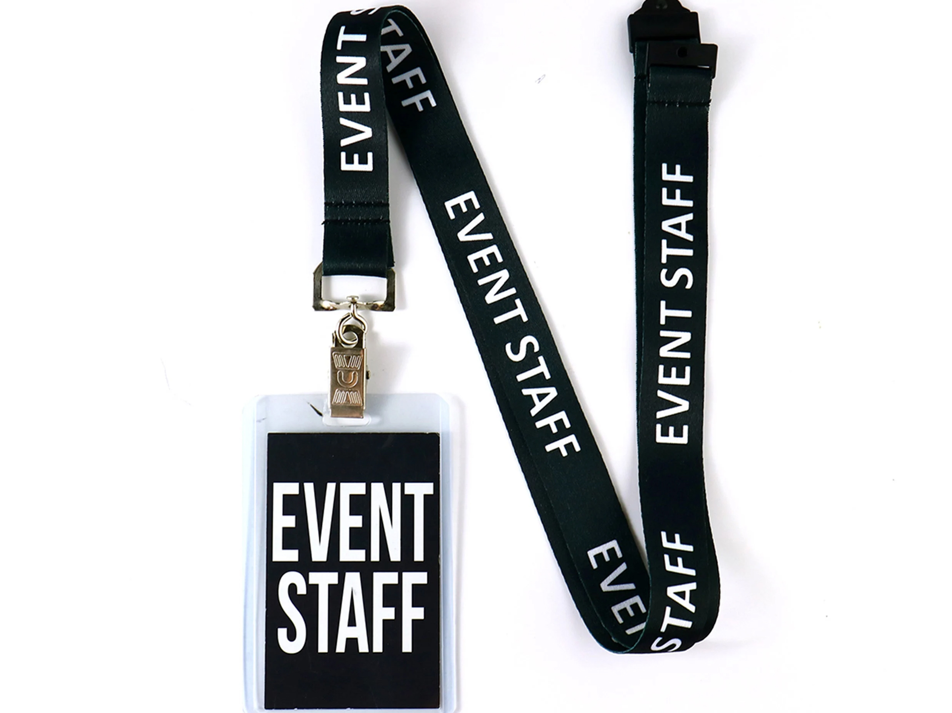 lanyards, badges, and passes.